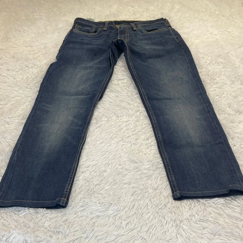 Levi's Men's Bootcut Jeans in Blue DENIM SIZE 30X 29. HAVE BEEN HEMMED TO 29